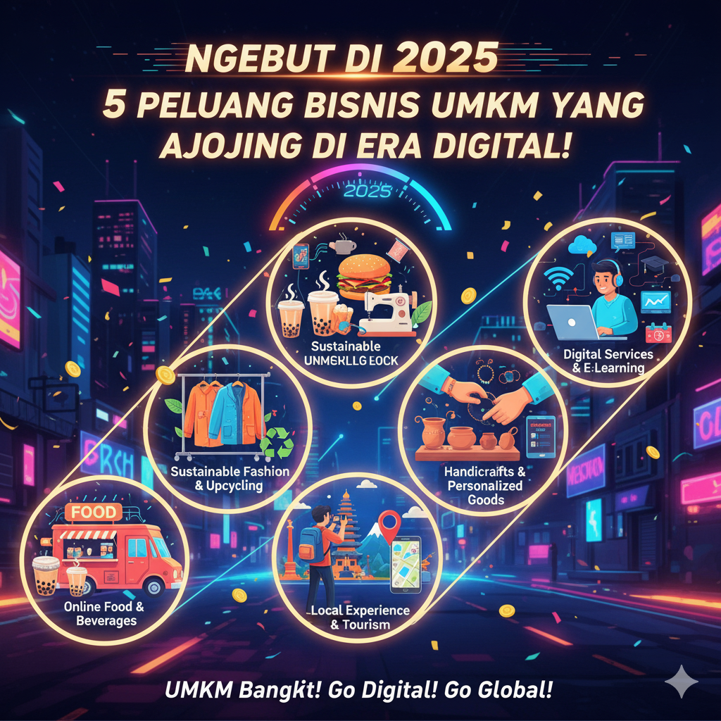Ngebut di 2025: 5 Peluang Bisnis UMKM yang Ajojing di Era Digital!