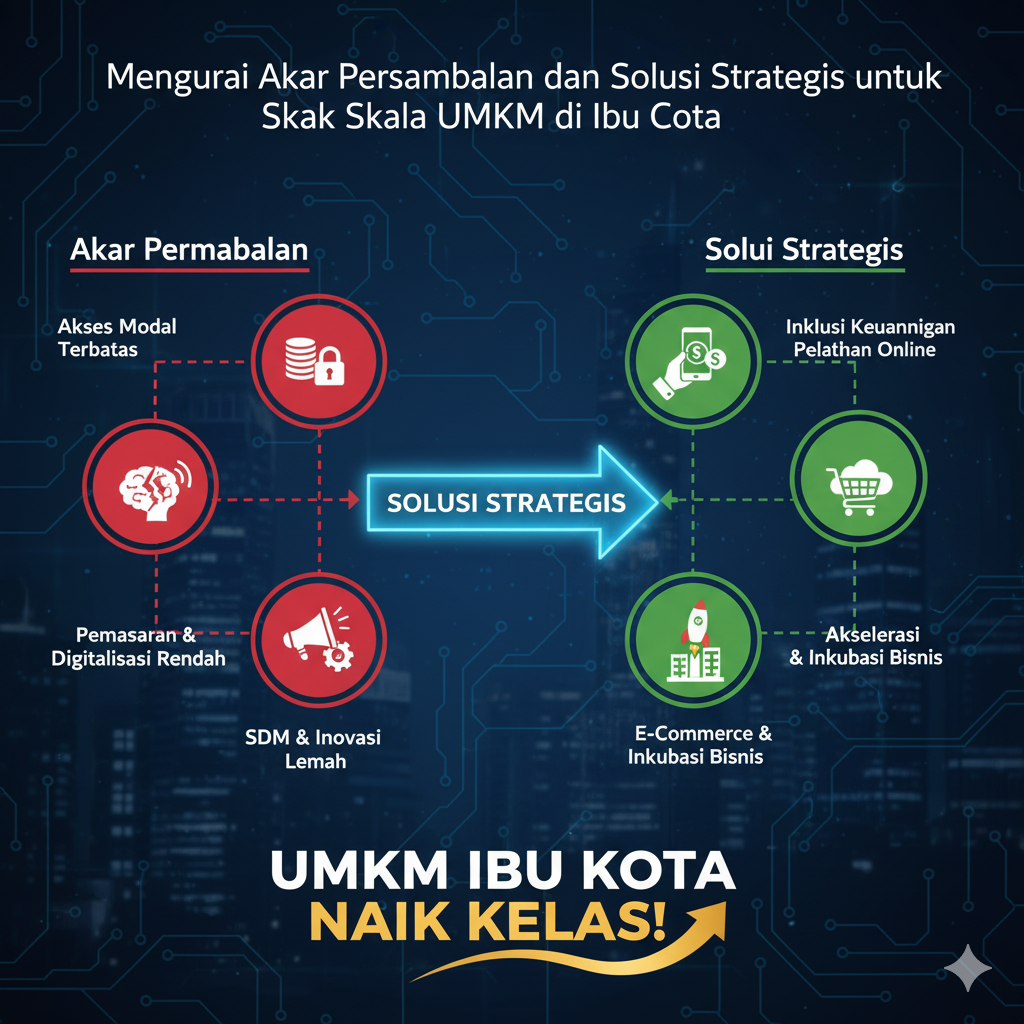 Mengurai Akar Permasalahan dan Solusi Strategis untuk Skala UMKM di Ibu Kota