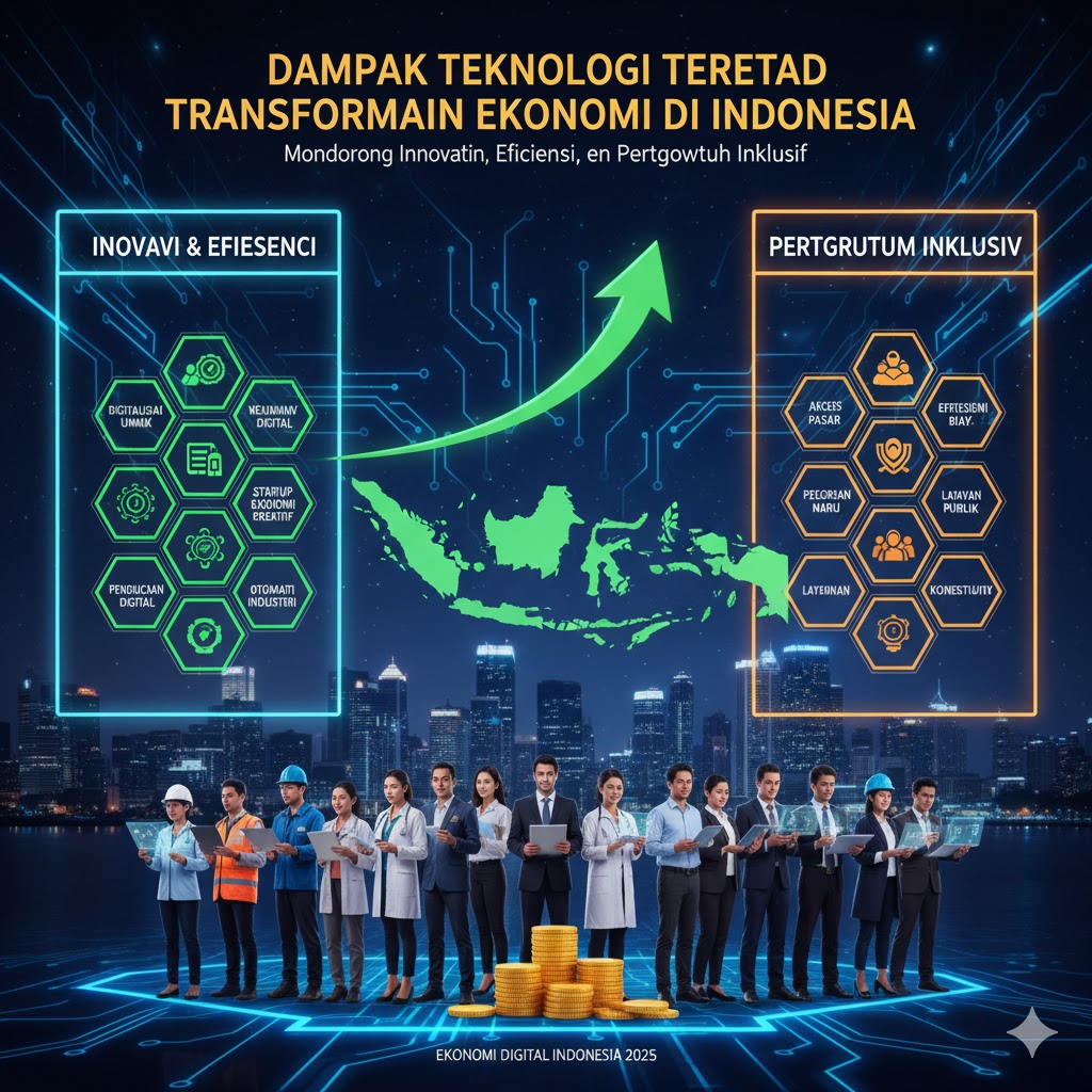 Dampak Teknologi Terhadap Transformasi Ekonomi di Indonesia