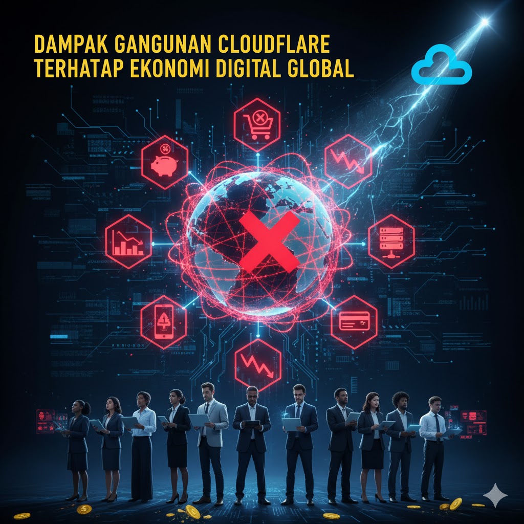 Dampak Gangguan Cloudflare terhadap Ekonomi Digital Global