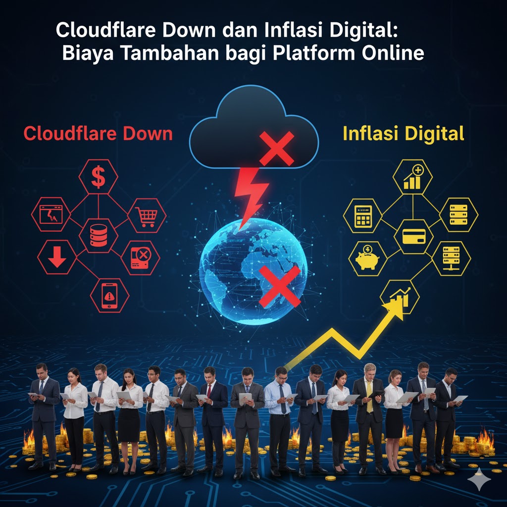 Cloudflare Down dan Inflasi Digital: Biaya Tambahan bagi Platform Online