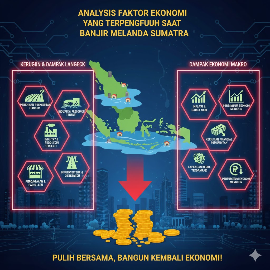 Analisis Faktor Ekonomi yang Terpengaruh Saat Banjir Melanda Sumatra